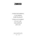 ZANUSSI ZOU654FTX Owner's Manual