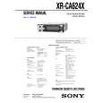 SONY XR-CA624X Service Manual