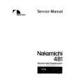 NAKAMICHI 481 Service Manual
