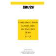 ZANUSSI ZAF20EX Owner's Manual