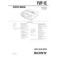 SONY FVP1E Service Manual