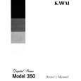 KAWAI 350 Owner's Manual