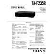 SONY TAF235R Service Manual