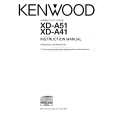 KENWOOD XDA51 Owner's Manual