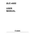 CANON BJC-4400 Owner's Manual