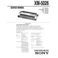 SONY XM5026 Service Manual