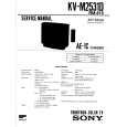 SONY KVM2531D Service Manual