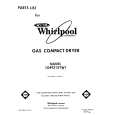 WHIRLPOOL LG4931XTW1 Parts Catalog