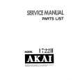 AKAI 1722II Service Manual