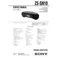SONY ZSSN10 Service Manual