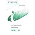 ROSENLEW RW611TE Owner's Manual