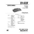 SONY XVA33F Service Manual