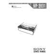 SONY VP-2031 Service Manual