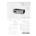 SONY TC-K35 Service Manual