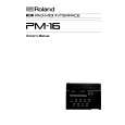 ROLAND PM-16 Owner's Manual