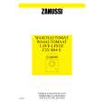 ZANUSSI FJS1084X Owner's Manual