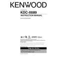KENWOOD KDCX689 Owner's Manual