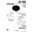 SONY XS7603 Service Manual