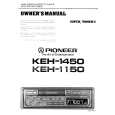PIONEER KEH1150 Owner's Manual