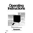 PANASONIC SAHD52 Owner's Manual