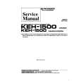 PIONEER KEH1500 X1M/EW Service Manual