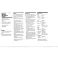 SONY WCS-990 Owner's Manual
