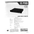 SONY SE-P900 Service Manual