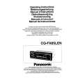 PANASONIC CQFX85LEN Owner's Manual