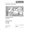 MIELE G2170SCSF Owner's Manual
