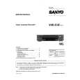 SANYO VHR874E Service Manual