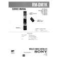 SONY RMDM1K Service Manual