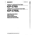SONY ICFC703 Owner's Manual