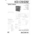 SONY MHCG202 Service Manual