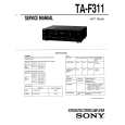 SONY TA-F311 Service Manual