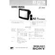 SONY KVX21TM Service Manual