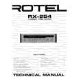 ROTEL RX254 Service Manual