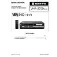 SANYO VHR2700 Service Manual
