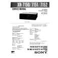 SONY XR7150 Service Manual