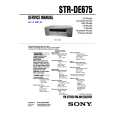 SONY STRDE675 Service Manual