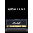 MARSHALL JCM2203 Owner's Manual