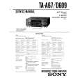 SONY TA-D609 Service Manual