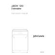 JOHN LEWIS JLBIDW1200 Owner's Manual