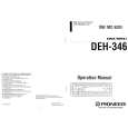 PIONEER DEH346 Owner's Manual
