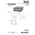 SONY TAS3 Service Manual