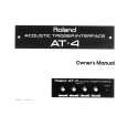 ROLAND AT-4 Owner's Manual