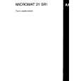 AEG MC21SR1-W/F Owner's Manual