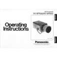 PANASONIC WVBPR550 Owner's Manual