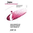ZOPPAS ZOP35X Owner's Manual