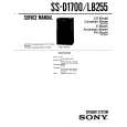 SONY SS-LB255 Service Manual