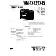 SONY WM-FX42 Service Manual